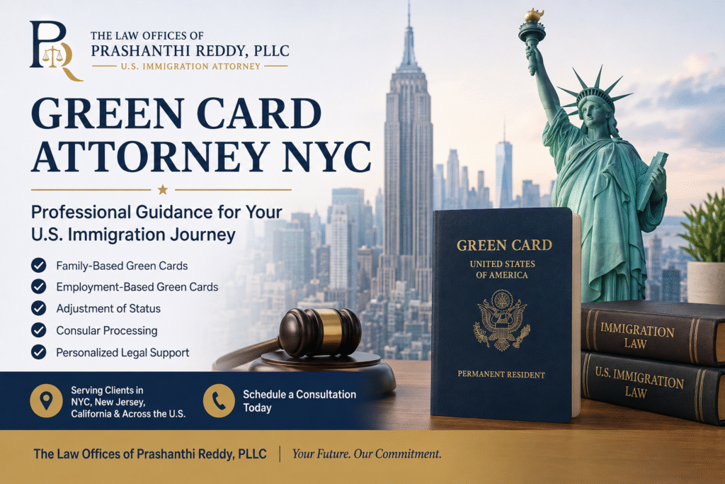 Green Card Attorney NYC: Professional Guidance for Your U.S. Immigration Journey