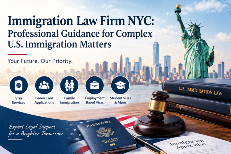 Immigration Law Firm NYC: Professional Guidance for Complex U.S. Immigration Matters